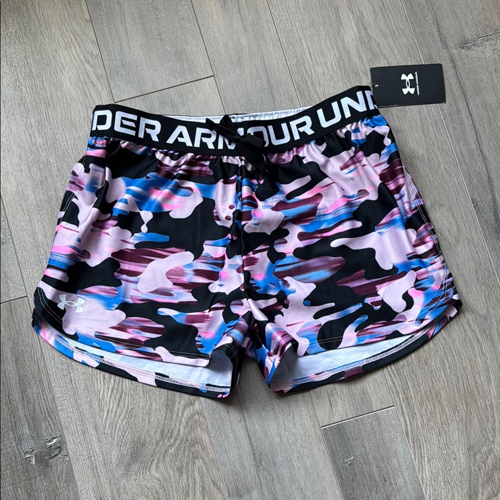 Under Armour Athletic Shorts Pink and Black Performance